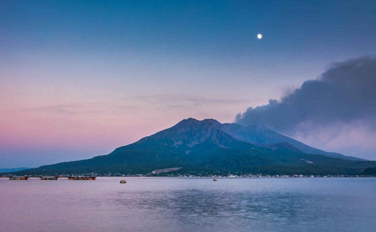 Sakurajima : une harmonie lunaire